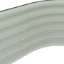 Arriate de acero galvanizado gris 240x80x44 cm en Macetas y jardineras | Comprar online en Foru.es