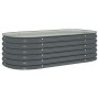 Arriate de acero galvanizado gris 160x80x44 cm en Macetas y jardineras | Comprar online en Foru.es