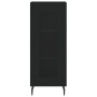 Aparador de madera contrachapada negro 34,5x34x90 cm de vidaXL, Aparadores - Ref: Foro24-828813, Precio: 63,08 €, Descuento: %