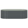 Arriate de acero galvanizado gris 160x80x44 cm en Macetas y jardineras | Comprar online en Foru.es