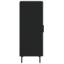 Aparador de madera contrachapada negro 34,5x34x90 cm de vidaXL, Aparadores - Ref: Foro24-828813, Precio: 63,08 €, Descuento: %