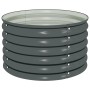 Arriate de acero galvanizado gris 80x80x44 cm en Macetas y jardineras | Comprar online en Foru.es