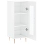 Aparador de madera contrachapada blanco brillante 34,5x34x90 cm de vidaXL, Aparadores - Ref: Foro24-828782, Precio: 62,07 €, ...