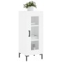 Aparador madera de ingeniería blanco 34,5x34x90 cm de vidaXL, Aparadores - Ref: Foro24-828796, Precio: 62,58 €, Descuento: %