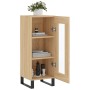 Aparador madera contrachapada color roble Sonoma 34,5x34x90 cm de vidaXL, Aparadores - Ref: Foro24-828823, Precio: 63,51 €, D...
