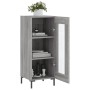Aparador madera de ingeniería gris Sonoma 34,5x34x90 cm de vidaXL, Aparadores - Ref: Foro24-828802, Precio: 62,51 €, Descuent...