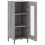 Aparador madera de ingeniería gris Sonoma 34,5x34x90 cm de vidaXL, Aparadores - Ref: Foro24-828802, Precio: 62,51 €, Descuent...