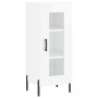 Aparador de madera contrachapada blanco brillante 34,5x34x90 cm de vidaXL, Aparadores - Ref: Foro24-828806, Precio: 68,85 €, ...
