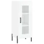 Aparador de madera contrachapada blanco brillante 34,5x34x90 cm de vidaXL, Aparadores - Ref: Foro24-828806, Precio: 67,95 €, ...