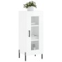 Aparador de madera contrachapada blanco brillante 34,5x34x90 cm de vidaXL, Aparadores - Ref: Foro24-828806, Precio: 68,85 €, ...