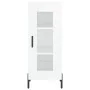 Aparador de madera contrachapada blanco brillante 34,5x34x90 cm de vidaXL, Aparadores - Ref: Foro24-828806, Precio: 67,95 €, ...