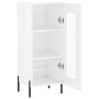 Aparador de madera contrachapada blanco brillante 34,5x34x90 cm de vidaXL, Aparadores - Ref: Foro24-828806, Precio: 68,85 €, ...