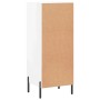 Aparador de madera contrachapada blanco brillante 34,5x34x90 cm de vidaXL, Aparadores - Ref: Foro24-828806, Precio: 68,85 €, ...