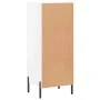 Aparador de madera contrachapada blanco brillante 34,5x34x90 cm de vidaXL, Aparadores - Ref: Foro24-828806, Precio: 67,95 €, ...