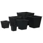 Conjunto de arriates 3 piezas jacinto de agua negro en Macetas y jardineras | Comprar online en Foru.es
