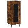 Aparador madera de ingeniería roble ahumado 34,5x34x90 cm de vidaXL, Aparadores - Ref: Foro24-828817, Precio: 61,01 €, Descue...