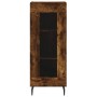 Aparador madera de ingeniería roble ahumado 34,5x34x90 cm de vidaXL, Aparadores - Ref: Foro24-828817, Precio: 61,01 €, Descue...