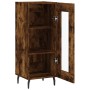 Aparador madera de ingeniería roble ahumado 34,5x34x90 cm de vidaXL, Aparadores - Ref: Foro24-828817, Precio: 61,01 €, Descue...