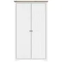Armario BODO madera maciza de pino blanco marrón 99x53,5x173 cm de vidaXL, Armarios roperos - Ref: Foro24-355060, Precio: 256...