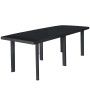 Mesa de jardín de plástico gris antracita 216x90x72 cm en Mesas de jardín | Comprar online en Foru.es