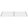 Marquesina para puerta PC gris 200x100 cm en Toldos | Comprar online en Foru.es