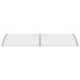 Marquesina para puerta PC gris 240x100 cm en Toldos | Comprar online en Foru.es
