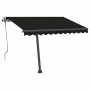 Toldo manual retráctil con LED antracita 350x250 cm en Toldos | Comprar online en Foru.es