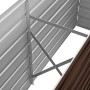 Arriate de acero galvanizado marrón 160x40x77 cm en Macetas y jardineras | Comprar online en Foru.es