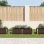 Arriate de acero galvanizado marrón 160x40x45 cm en Macetas y jardineras | Comprar online en Foru.es