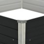 Jardinera elevada acero galvanizado gris antracita 129x129x45cm en Macetas y jardineras | Comprar online en Foru.es