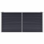 Arriate de acero galvanizado gris antracita 160x40x77 cm en Macetas y jardineras | Comprar online en Foru.es