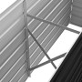 Arriate de acero galvanizado gris antracita 160x40x77 cm en Macetas y jardineras | Comprar online en Foru.es