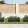 Arriate de acero galvanizado gris antracita 160x40x45 cm en Macetas y jardineras | Comprar online en Foru.es