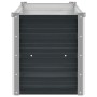 Arriate de acero galvanizado gris antracita 160x40x45 cm en Macetas y jardineras | Comprar online en Foru.es