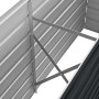 Arriate de acero galvanizado gris antracita 160x40x45 cm en Macetas y jardineras | Comprar online en Foru.es