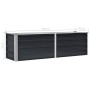 Arriate de acero galvanizado gris antracita 160x40x45 cm en Macetas y jardineras | Comprar online en Foru.es