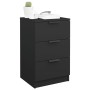 Mesitas de noche 2 unidades negro 40x36x65 cm de vidaXL, Mesitas de noche - Ref: Foro24-811271, Precio: 92,99 €, Descuento: %
