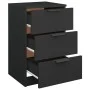 Mesitas de noche 2 unidades negro 40x36x65 cm de vidaXL, Mesitas de noche - Ref: Foro24-811271, Precio: 93,58 €, Descuento: %