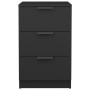 Mesitas de noche 2 unidades negro 40x36x65 cm de vidaXL, Mesitas de noche - Ref: Foro24-811271, Precio: 92,99 €, Descuento: %