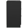 Mesitas de noche 2 unidades negro 40x36x65 cm de vidaXL, Mesitas de noche - Ref: Foro24-811271, Precio: 92,99 €, Descuento: %