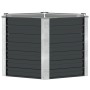 Arriate de acero galvanizado gris antracita 129x129x77 cm en Macetas y jardineras | Comprar online en Foru.es