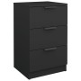 Mesita de noche negro 40x36x65 cm de vidaXL, Mesitas de noche - Ref: Foro24-811270, Precio: 67,45 €, Descuento: %