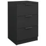 Mesita de noche negro 40x36x65 cm de vidaXL, Mesitas de noche - Ref: Foro24-811270, Precio: 66,28 €, Descuento: %