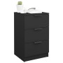 Mesita de noche negro 40x36x65 cm de vidaXL, Mesitas de noche - Ref: Foro24-811270, Precio: 67,45 €, Descuento: %