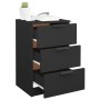 Mesita de noche negro 40x36x65 cm de vidaXL, Mesitas de noche - Ref: Foro24-811270, Precio: 67,45 €, Descuento: %
