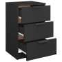 Mesita de noche negro 40x36x65 cm de vidaXL, Mesitas de noche - Ref: Foro24-811270, Precio: 66,28 €, Descuento: %