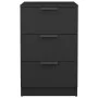 Mesita de noche negro 40x36x65 cm de vidaXL, Mesitas de noche - Ref: Foro24-811270, Precio: 66,28 €, Descuento: %