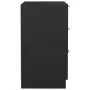 Mesita de noche negro 40x36x65 cm de vidaXL, Mesitas de noche - Ref: Foro24-811270, Precio: 66,28 €, Descuento: %