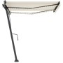 Toldo de pie automático crema 350x250 cm en Toldos | Comprar online en Foru.es