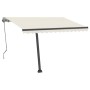 Toldo de pie automático crema 350x250 cm en Toldos | Comprar online en Foru.es